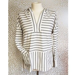 melloday striped hoodie